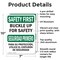 Signmission Safety Culture Sign, 7 in Width, Aluminum, Rectangle, Bilingual OS-2PACK-SF-A-710-L-10745 - alternate 2